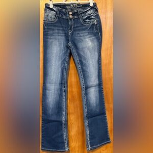 Wallflower Dark Wash Bootcut Jeans